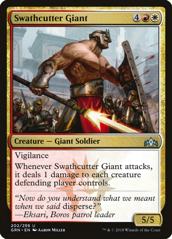 Swathcutter Giant - (Foil): Guilds of Ravnica