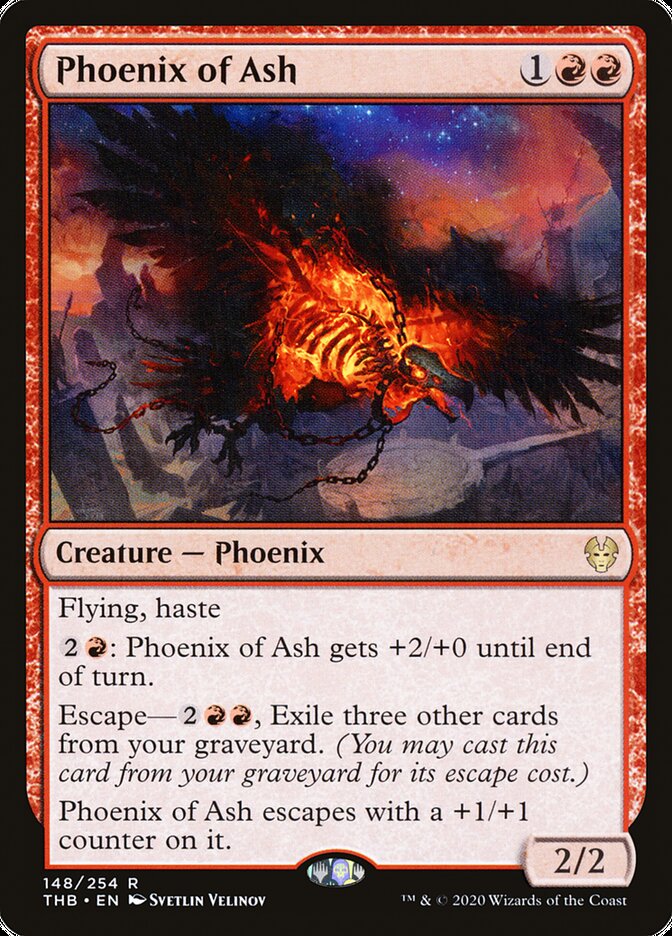 Phoenix of Ash - (Foil): Theros Beyond Death