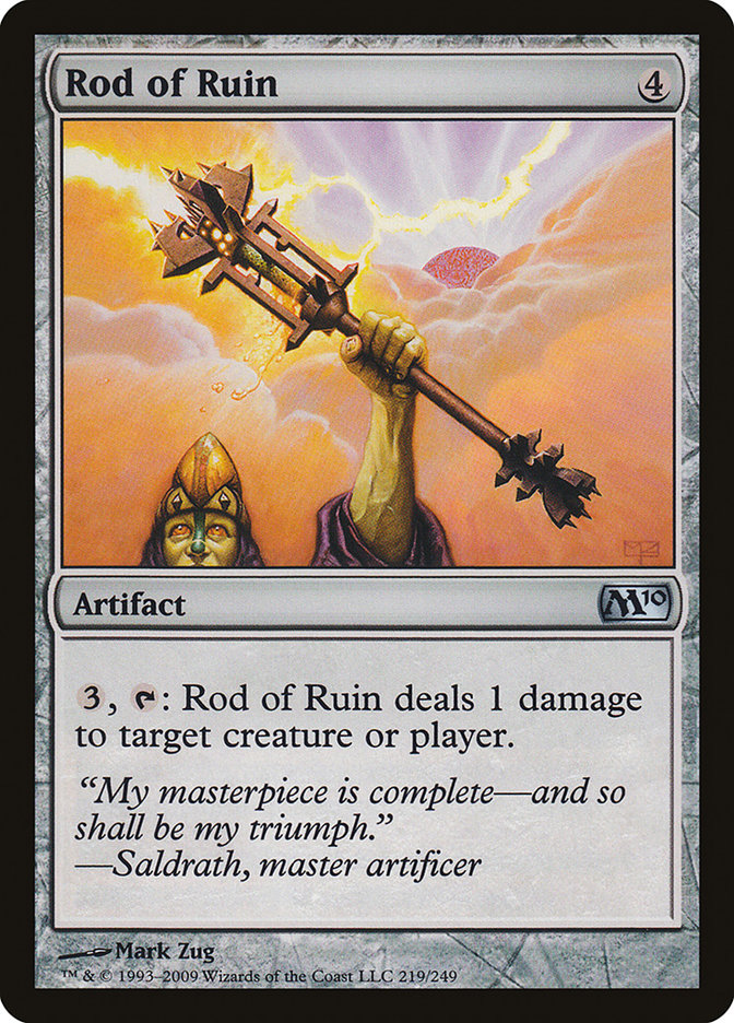 Rod of Ruin - (Foil): Magic 2010