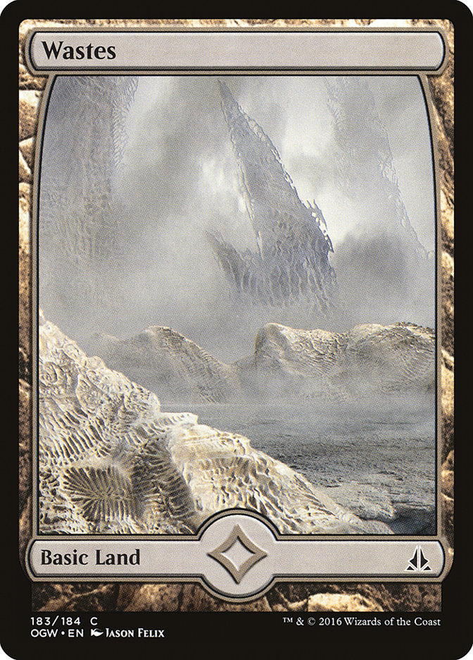 Wastes (#183) (Full Art) - (Foil): Oath of the Gatewatch
