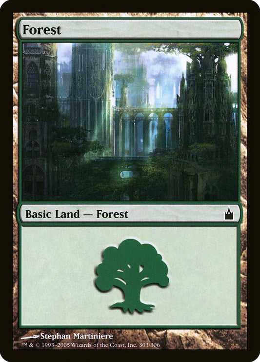 Forest (#303): Ravnica: City of Guilds
