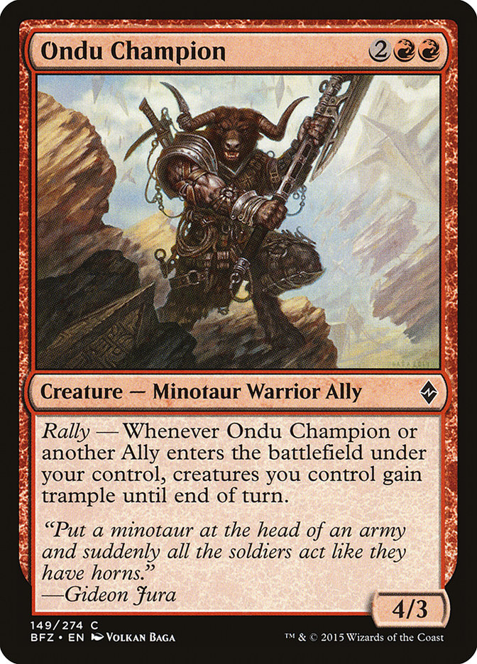 Ondu Champion: Battle for Zendikar
