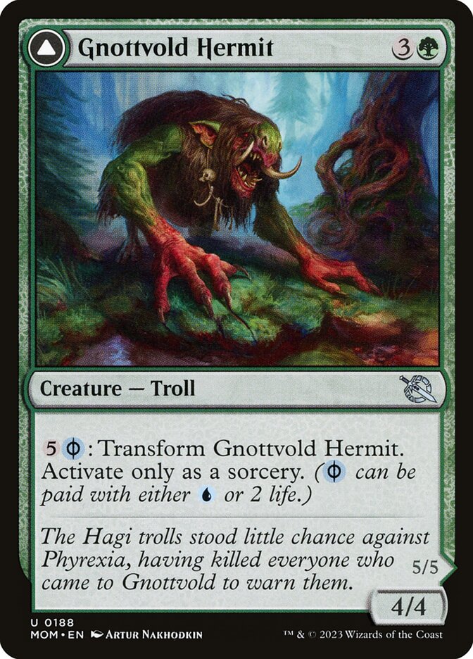 Gnottvold Hermit // Chrome Host Hulk: March of the Machine