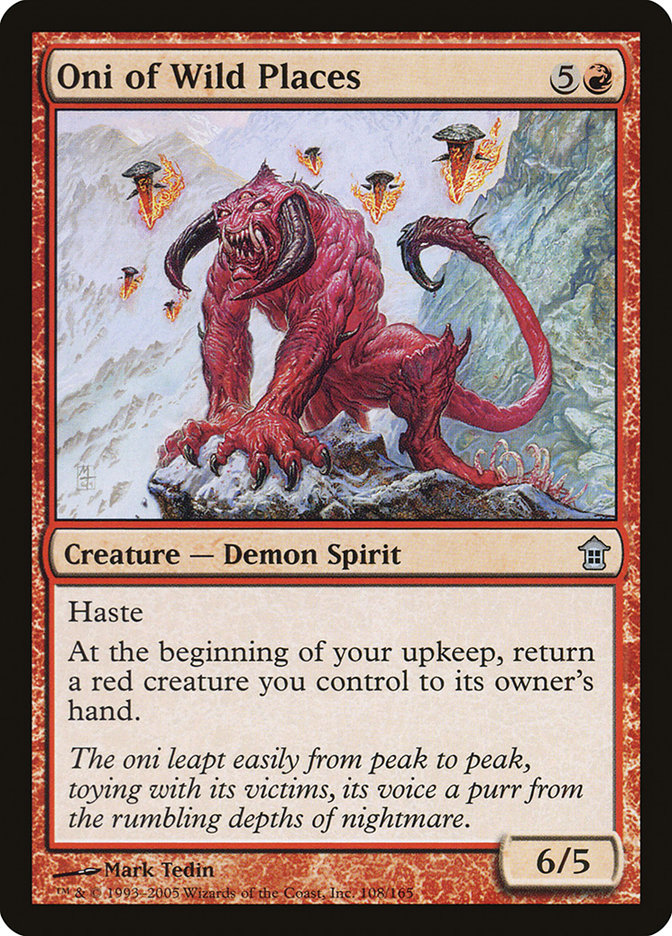 Oni of Wild Places - (Foil): Saviors of Kamigawa
