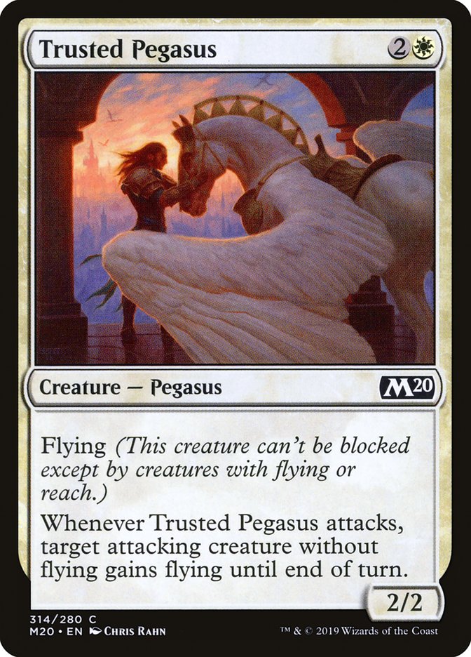 Trusted Pegasus (Starter Kit) (Welcome Deck): Core Set 2020
