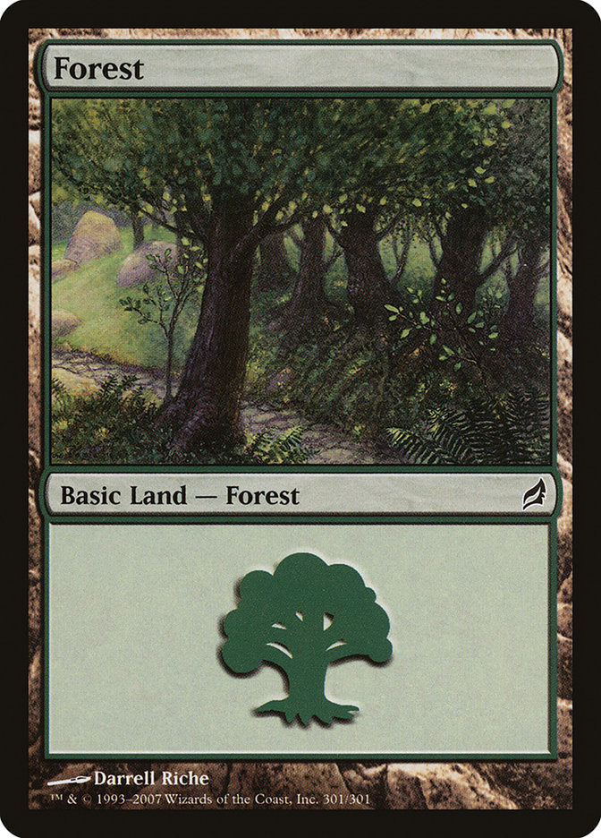 Forest (#301) - (Foil): Lorwyn