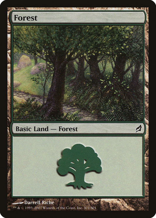 Forest (#301) - (Foil): Lorwyn