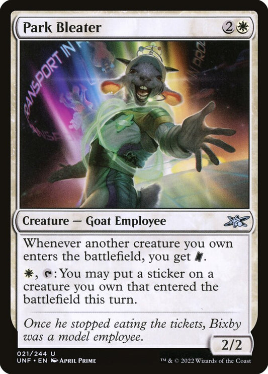 Park Bleater: Unfinity