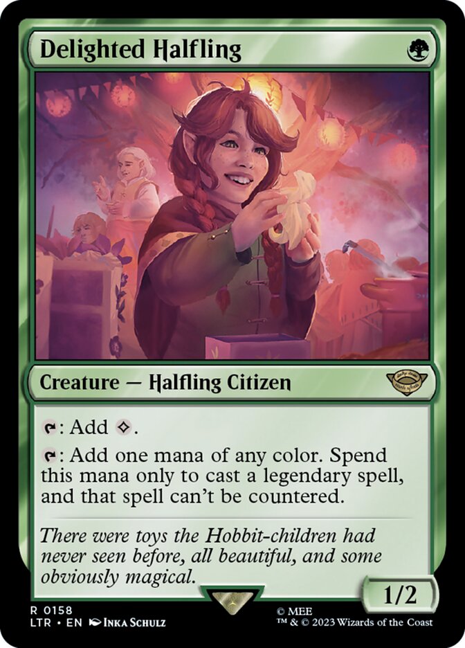 Delighted Halfling - (Foil): The Lord of the Rings: Tales of Middle-earth