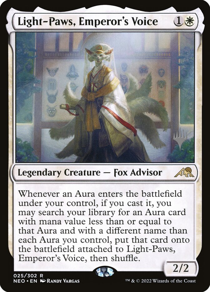 Light-Paws, Emperor's Voice: Kamigawa: Neon Dynasty Promos