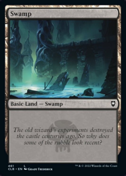 Swamp (#461) - (Foil): Commander Legends: Battle for Baldur's Gate