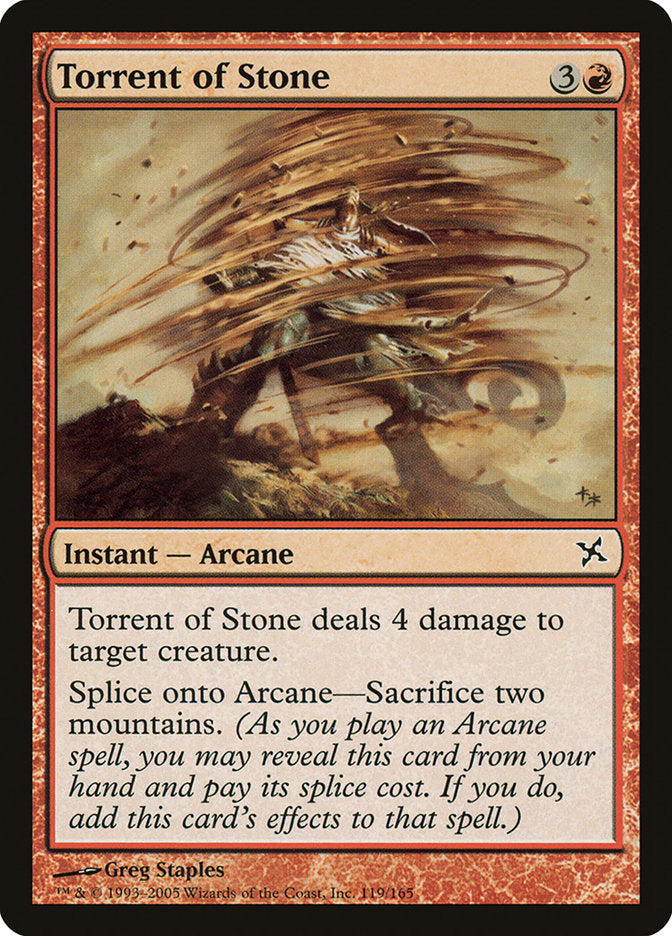 Torrent of Stone - (Foil): Betrayers of Kamigawa