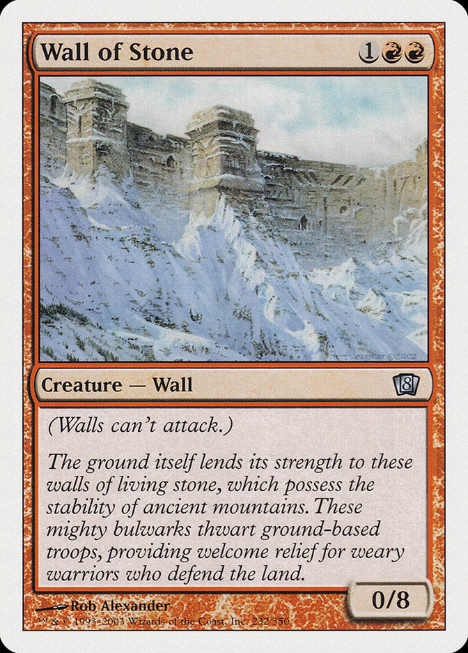 Wall of Stone: Eighth Edition