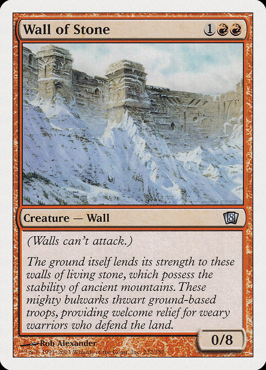Wall of Stone: Eighth Edition