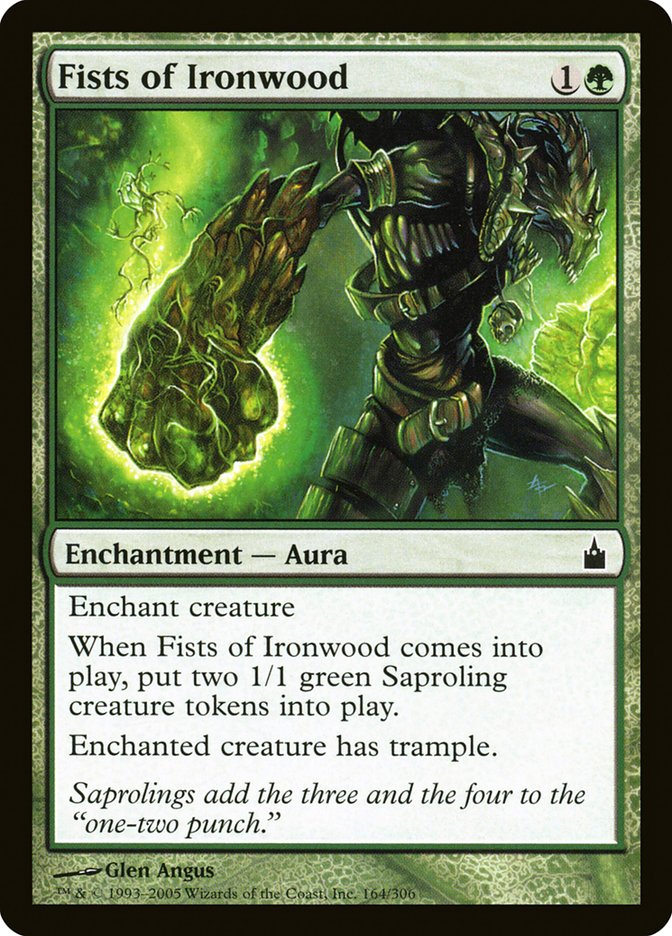 Fists of Ironwood - (Foil): Ravnica: City of Guilds