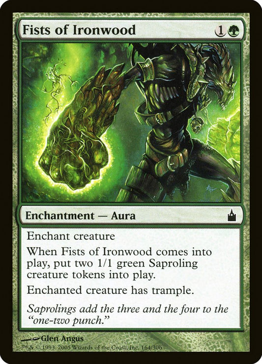 Fists of Ironwood - (Foil): Ravnica: City of Guilds