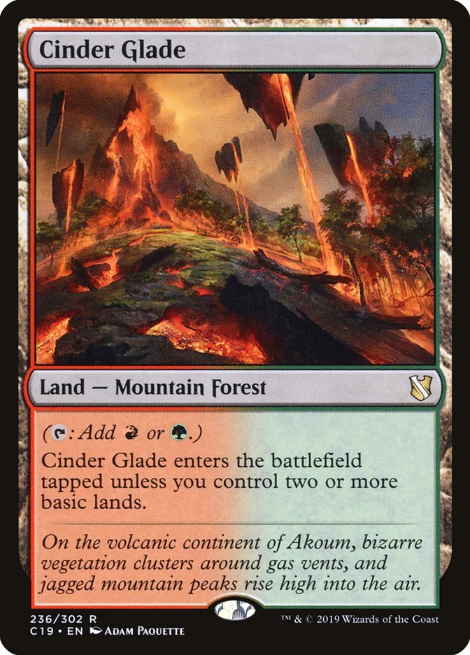 Cinder Glade: Commander 2019