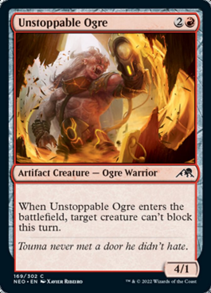 Unstoppable Ogre - (Foil): Kamigawa: Neon Dynasty