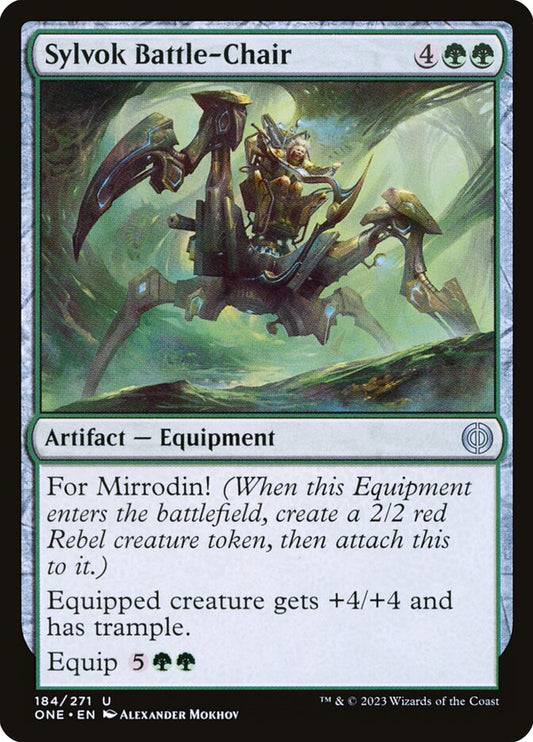 Sylvok Battle-Chair: Phyrexia: All Will Be One