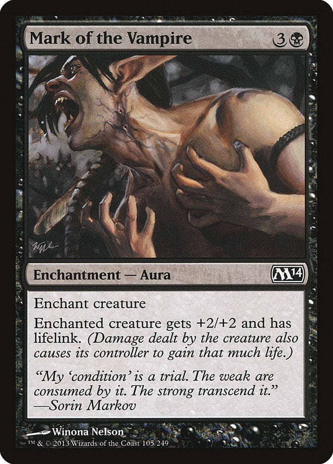 Mark of the Vampire - (Foil): Magic 2014