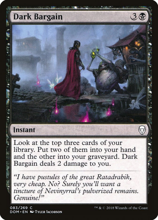 Dark Bargain - (Foil): Dominaria