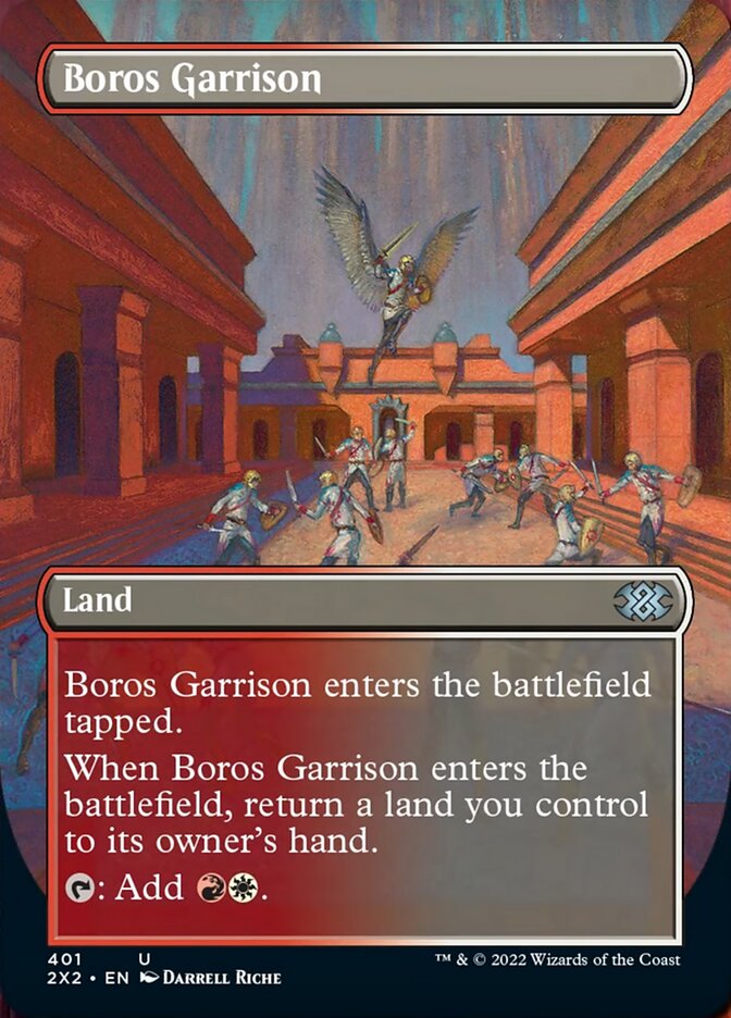 Boros Garrison (Borderless) - (Foil): Double Masters 2022
