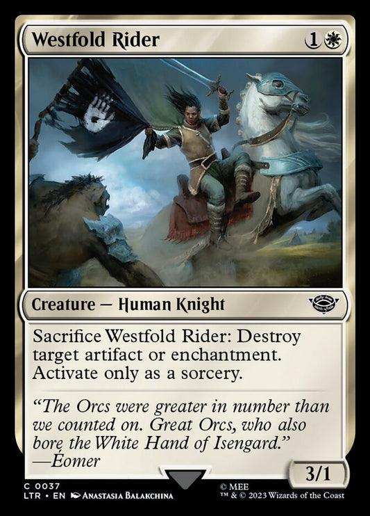 Westfold Rider - (Foil): The Lord of the Rings: Tales of Middle-earth