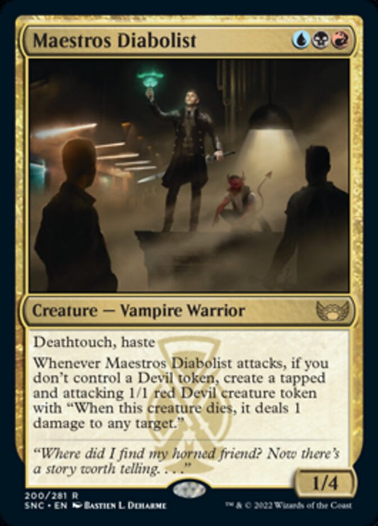 Maestros Diabolist - (Foil): Streets of New Capenna