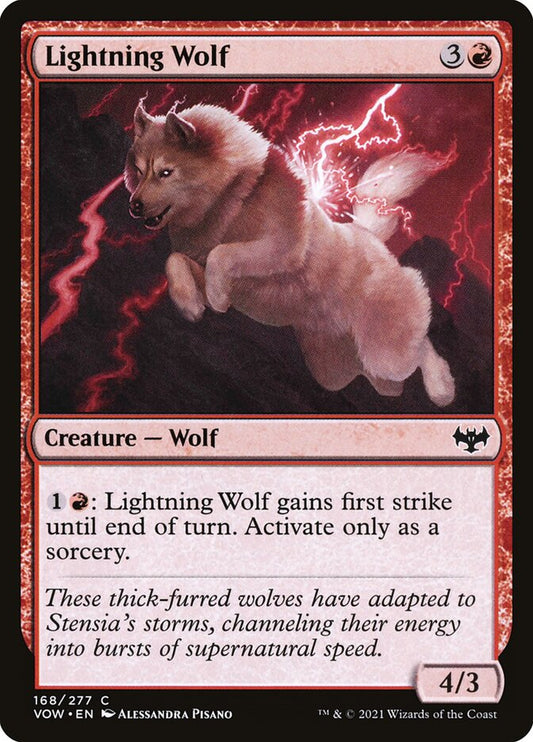 Lightning Wolf: Innistrad: Crimson Vow