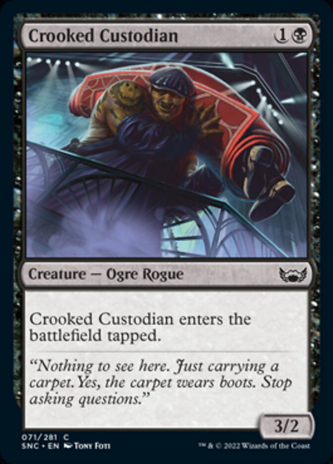 Crooked Custodian - (Foil): Streets of New Capenna