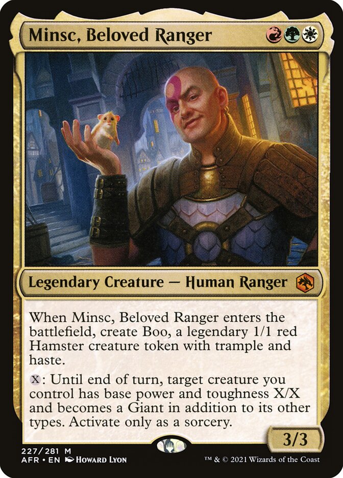 Minsc, Beloved Ranger - (Foil): Adventures in the Forgotten Realms