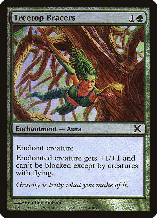 Treetop Bracers - (Foil): Tenth Edition