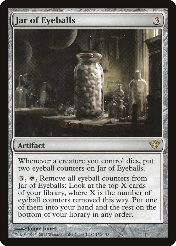 Jar of Eyeballs - (Foil): Dark Ascension