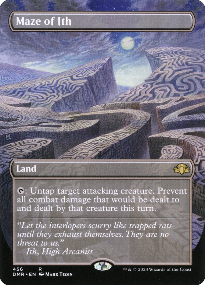 Maze of Ith (Borderless) - (Foil): Dominaria Remastered