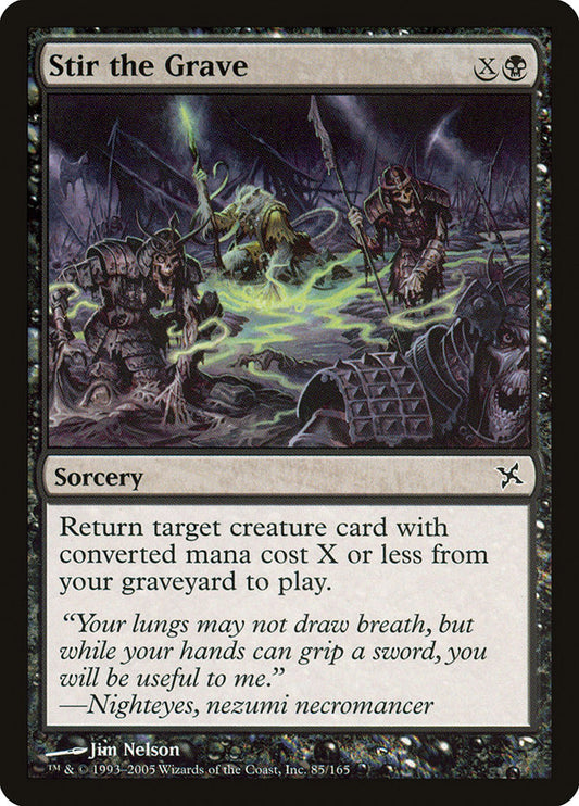 Stir the Grave - (Foil): Betrayers of Kamigawa