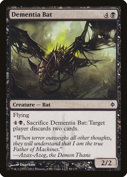 Dementia Bat - (Foil): New Phyrexia