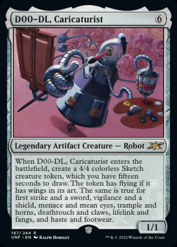 D00-DL, Caricaturist - (Foil): Unfinity