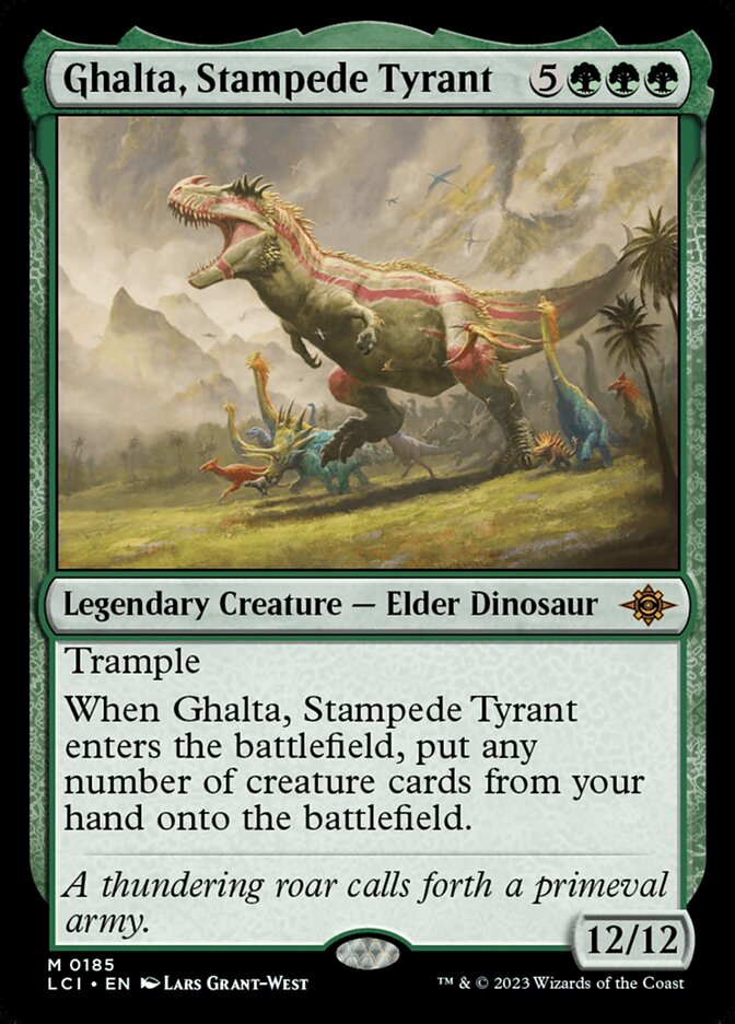 Ghalta, Stampede Tyrant: Lost Caverns of Ixalan