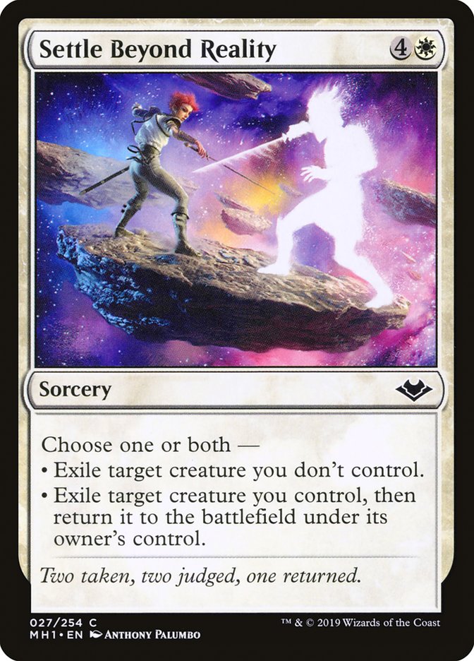 Settle Beyond Reality: Modern Horizons