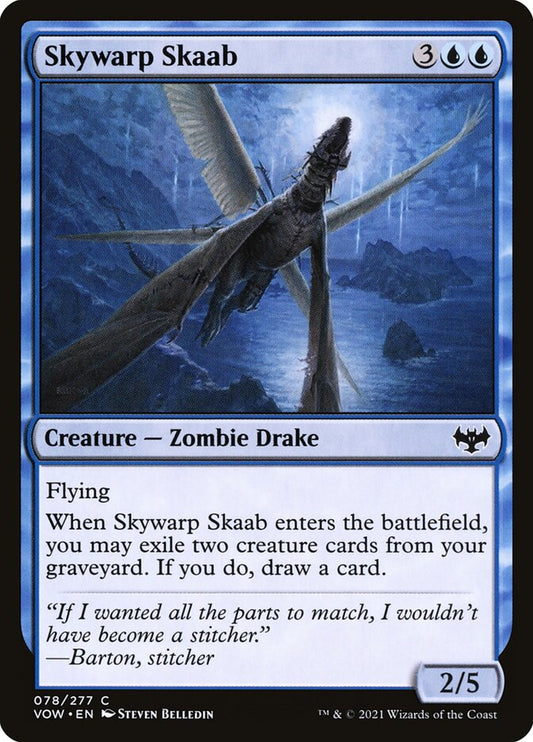 Skywarp Skaab - (Foil): Innistrad: Crimson Vow