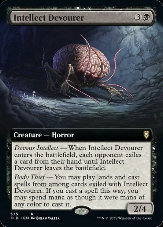 Intellect Devourer (Extended Art) - (Foil): Commander Legends: Battle for Baldur's Gate