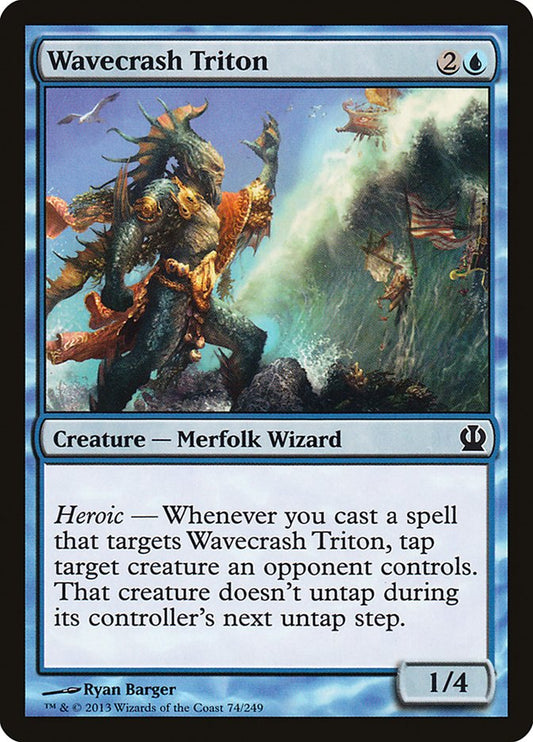 Wavecrash Triton - (Foil): Theros