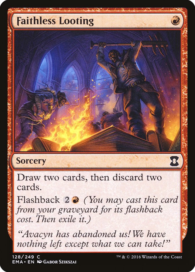 Faithless Looting - (Foil): Eternal Masters