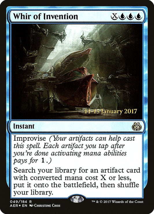 Whir of Invention (Prerelease) (Aether Revolt) - (Foil): Aether Revolt Promos