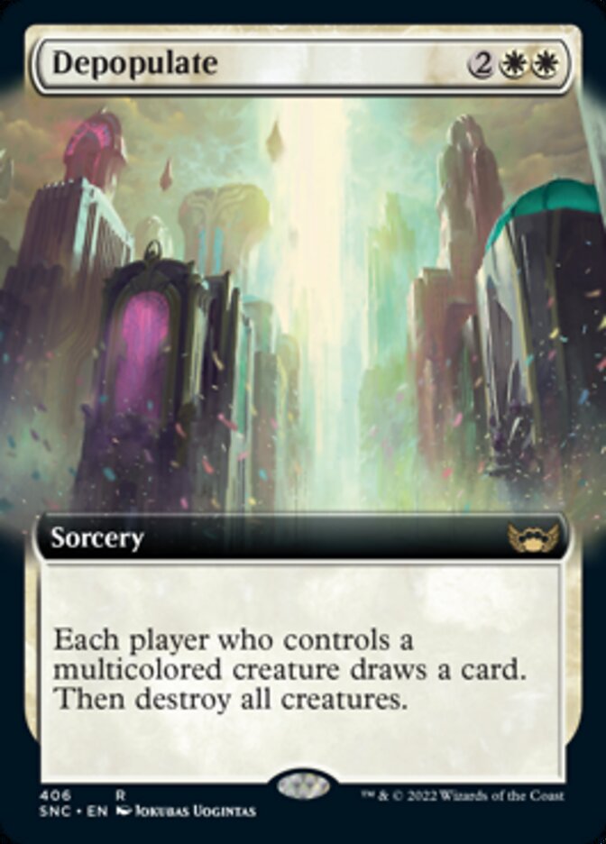 Depopulate (Extended Art): Streets of New Capenna
