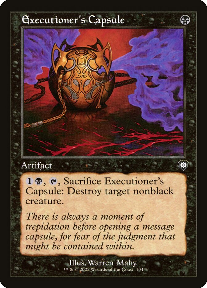 Executioner's Capsule (Retro Frame): The Brothers' War Commander