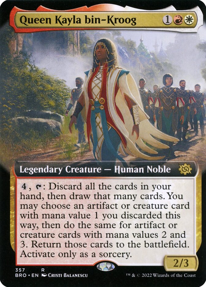 Queen Kayla bin-Kroog (Extended Art): The Brothers' War