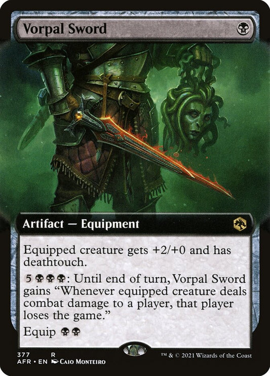 Vorpal Sword (Extended Art) - (Foil): Adventures in the Forgotten Realms