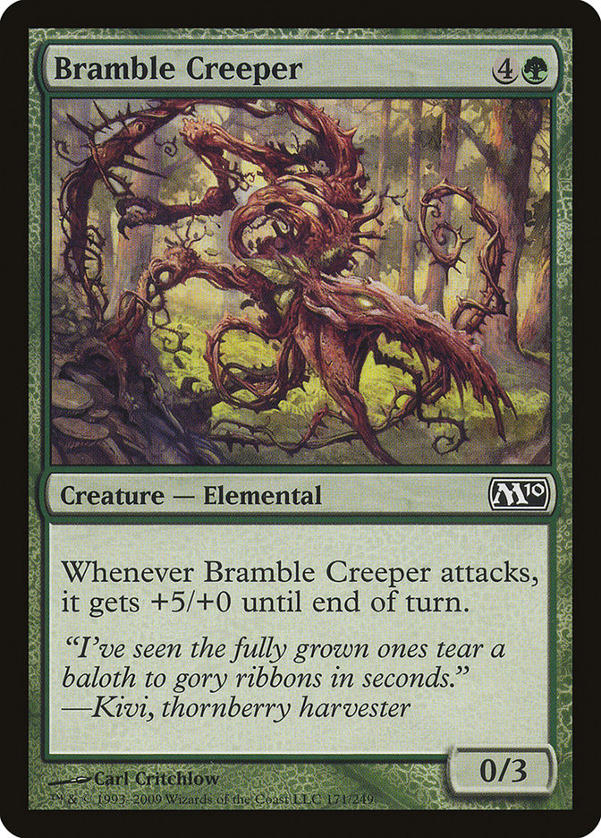 Bramble Creeper - (Foil): Magic 2010