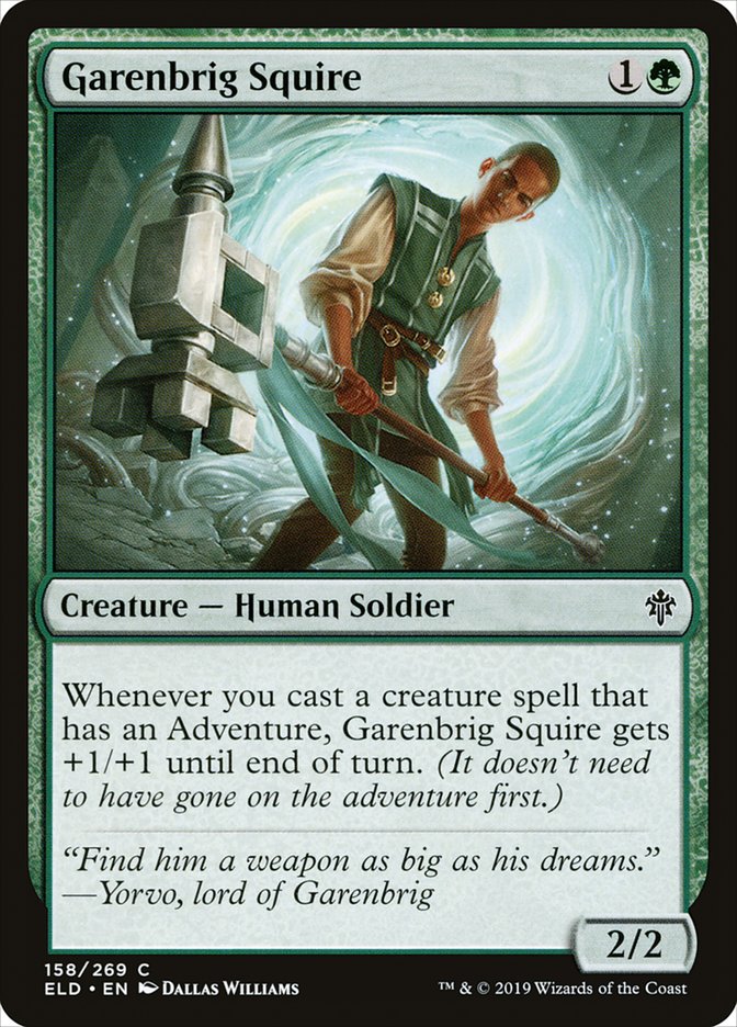 Garenbrig Squire - (Foil): Throne of Eldraine